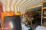 20 fots stålcontainer med innredning og utstyr