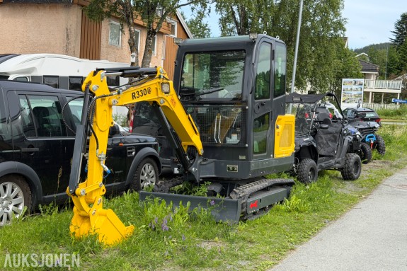 2025 Hydralic Excavtor R330 – ny minigraver - 2151 KG