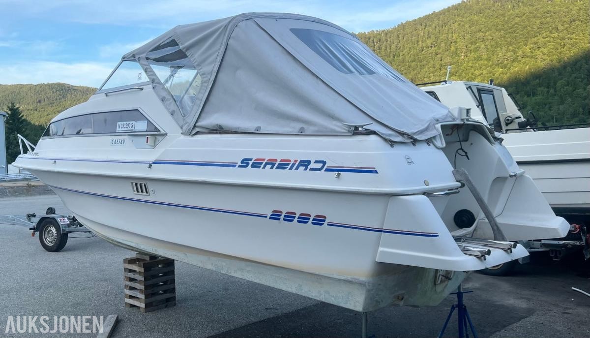 1985 Skibsplast Seabird 2000  båt med honda 90hk