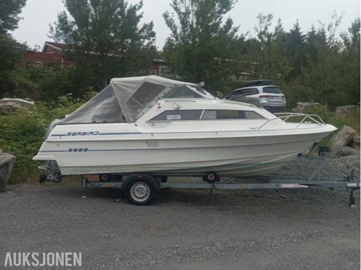 1985 Skibsplast Seabird 2000  båt med honda 90hk