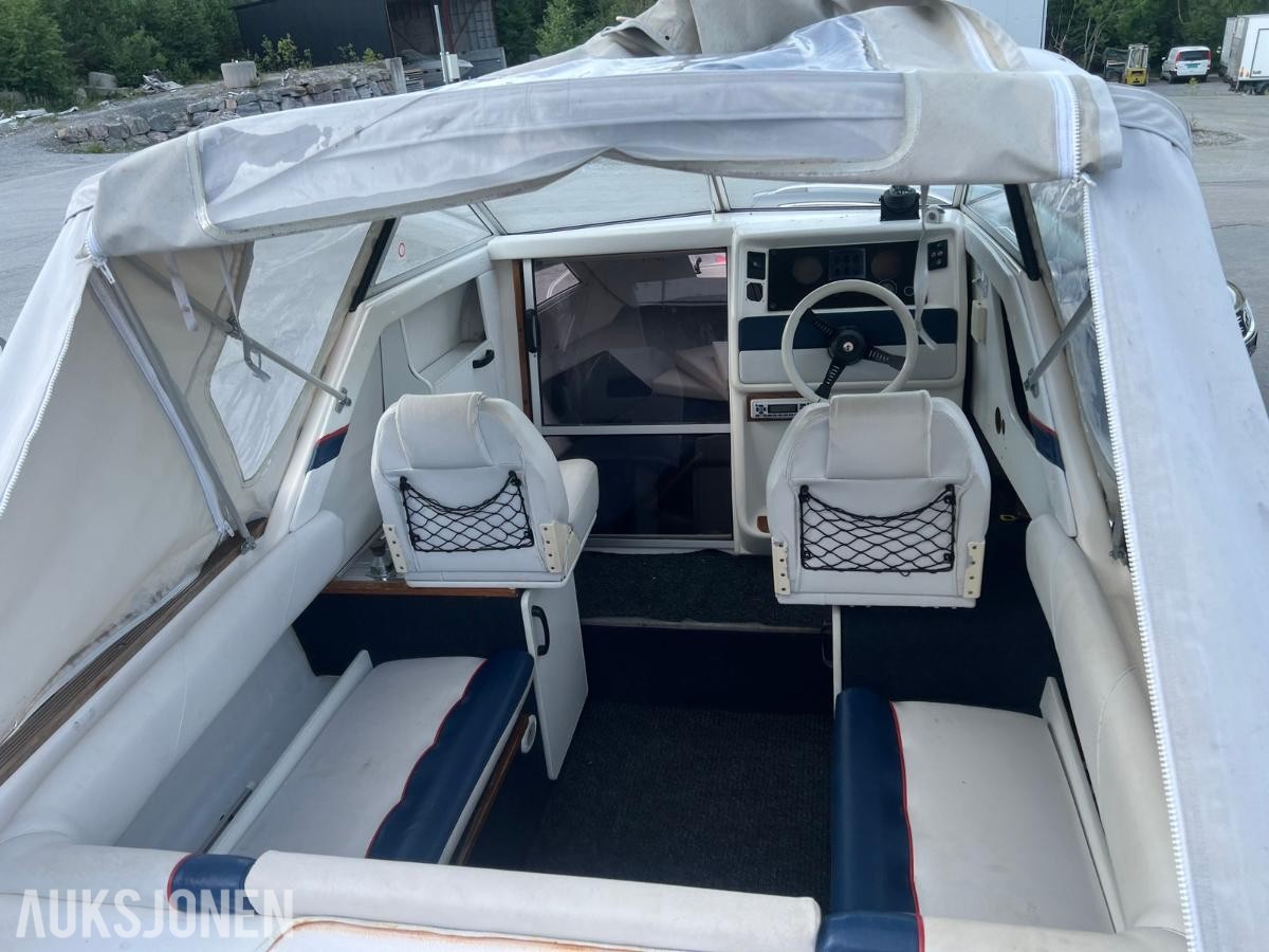 1985 Skibsplast Seabird 2000  båt med honda 90hk