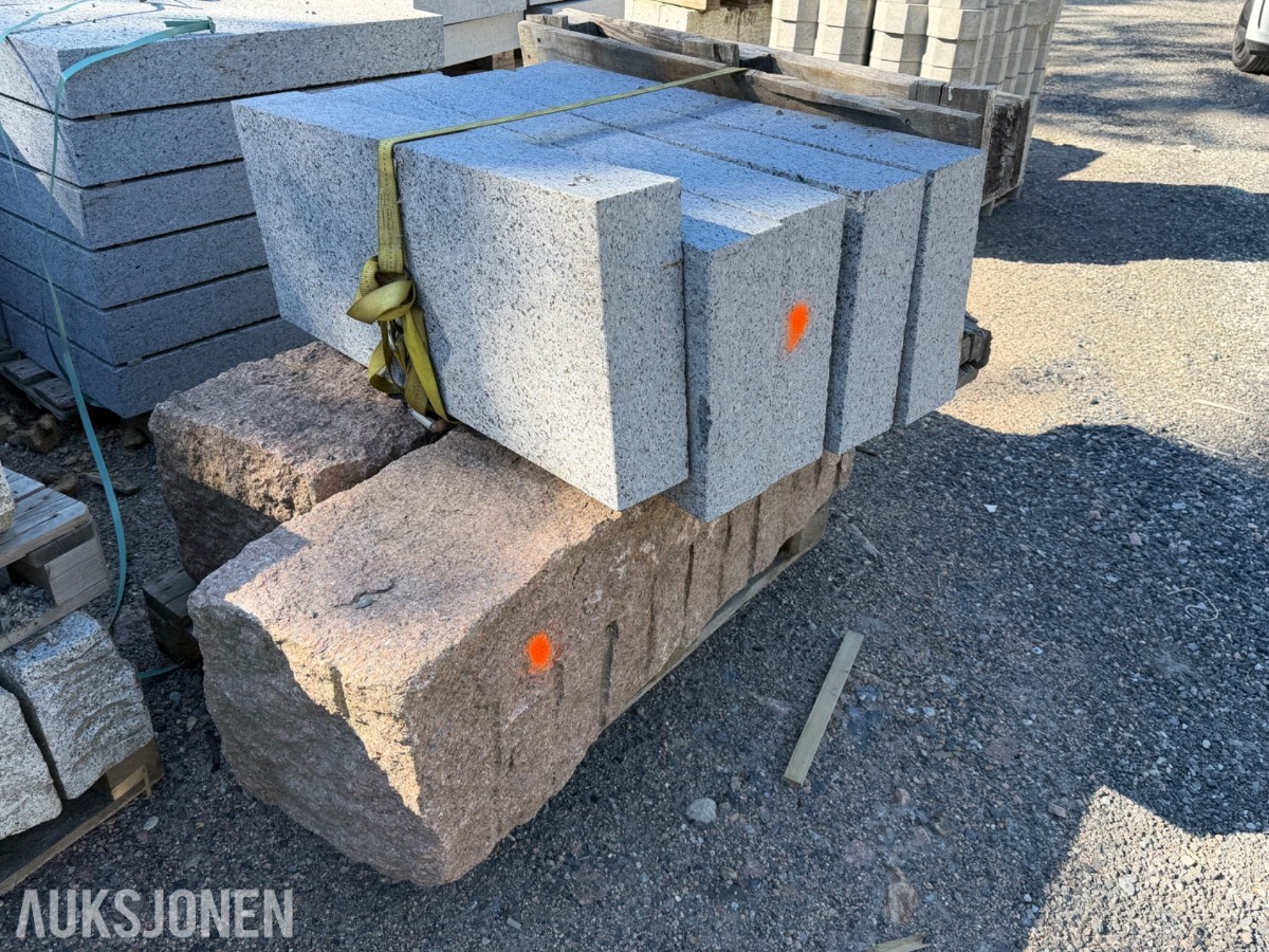 granittkantstein – 5 stk + 2 stk