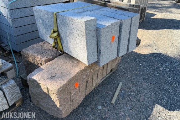 granittkantstein – 5 stk + 2 stk
