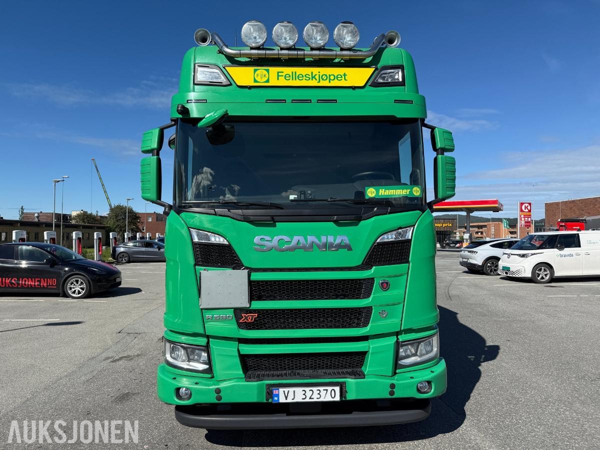 2023 Scania R590 XT Med He-Plan Fliskassehenger