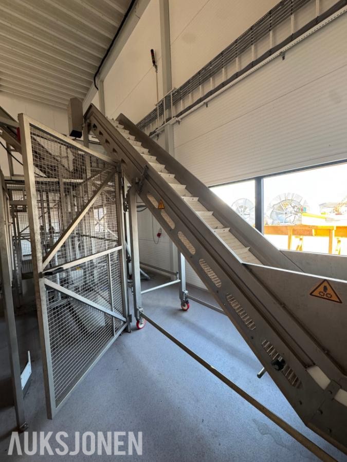 Komplett inntakslinje for prosessering av marine råvarer, Rustfritt utførelse