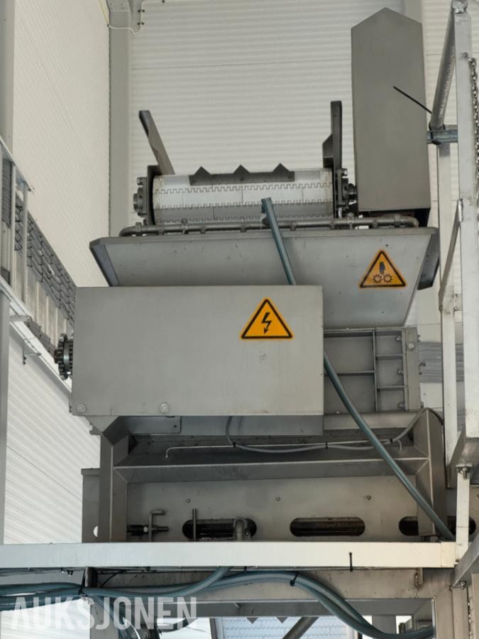 Komplett inntakslinje for prosessering av marine råvarer, Rustfritt utførelse