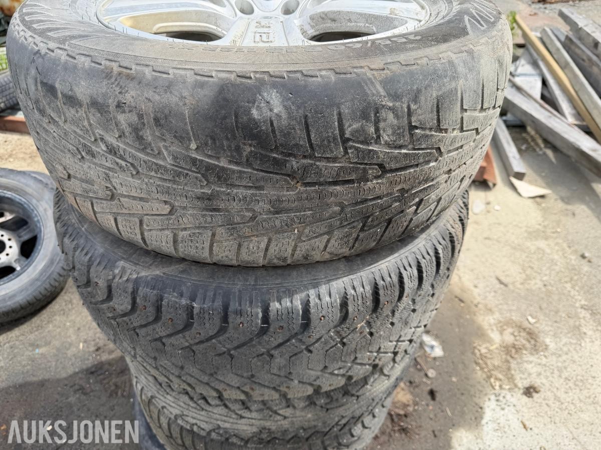 5 stk Rexton dekk med felger – brukt