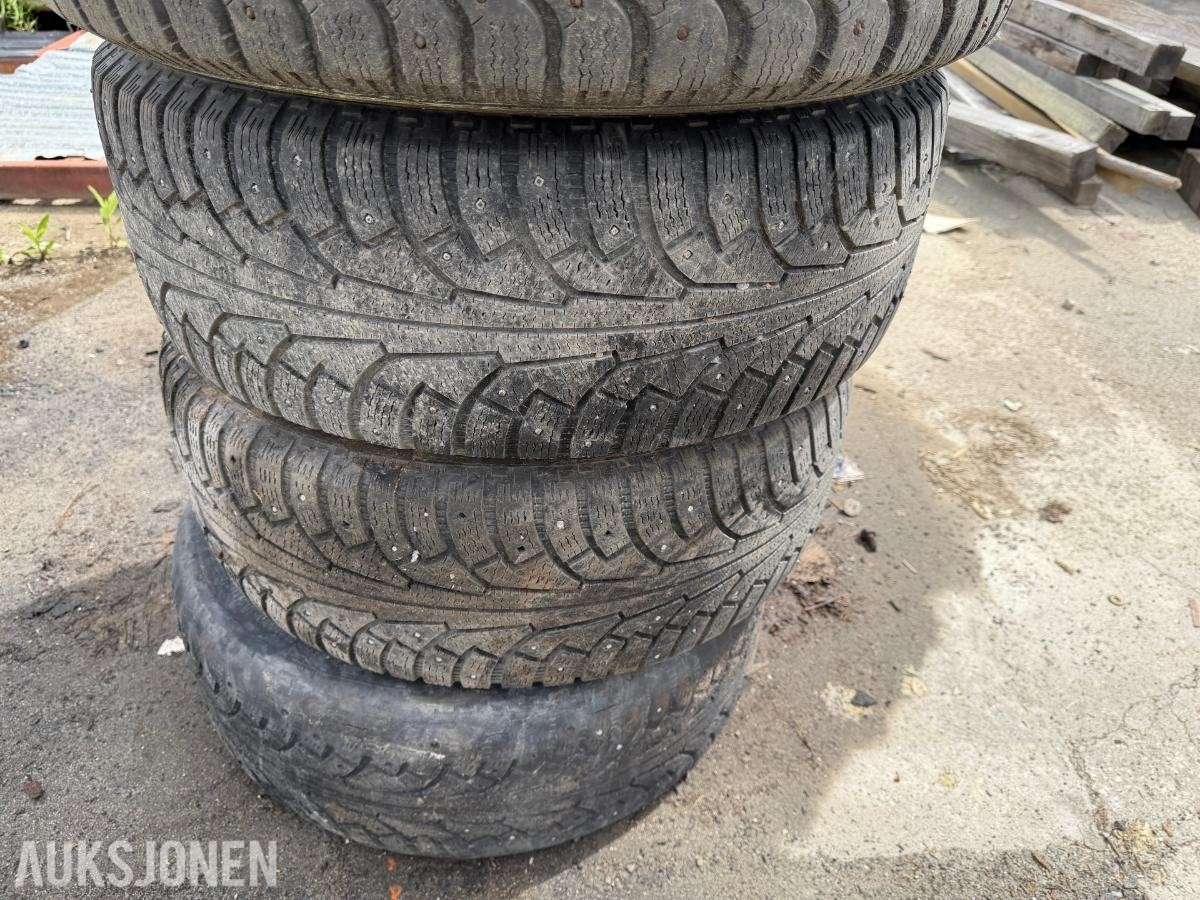 5 stk Rexton dekk med felger – brukt