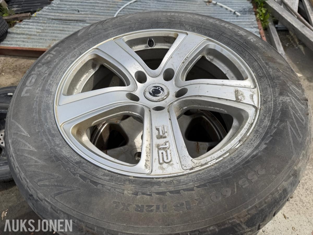 5 stk Rexton dekk med felger – brukt