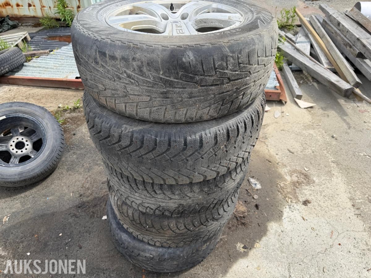 5 stk Rexton dekk med felger – brukt