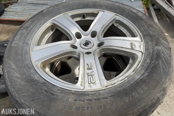 5 stk Rexton dekk med felger – brukt