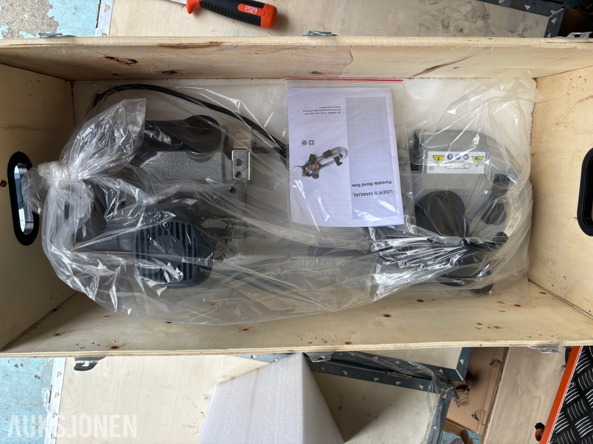 Bærbar båndsag / Portable Band Saw – Ubrukt i trekasse