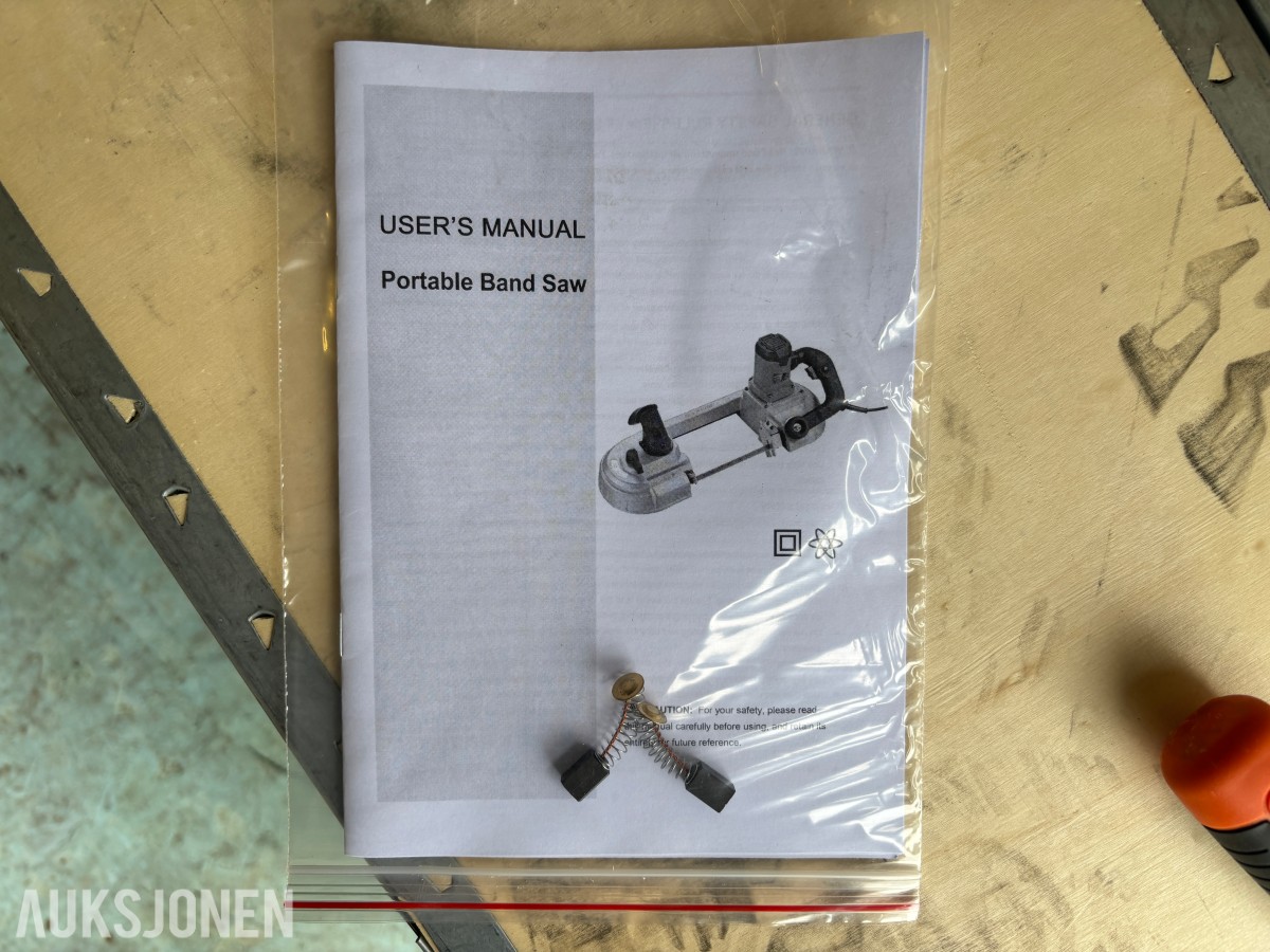 Bærbar båndsag / Portable Band Saw – Ubrukt i trekasse
