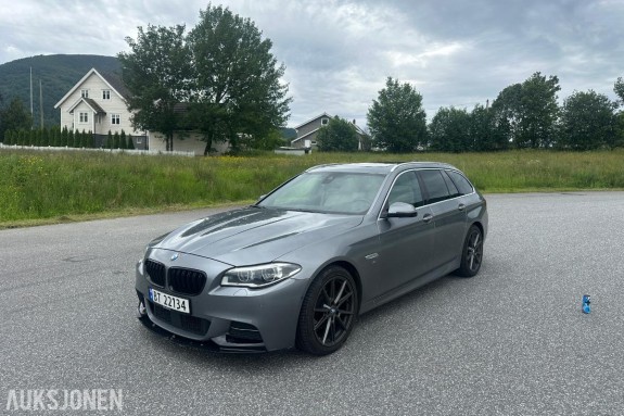 2015 BMW 5-serie 520D XDRIVE 2.0 Diesel, 186000km, Automat, Hengerfeste, Skinninteriør, Soltak/glasstak 