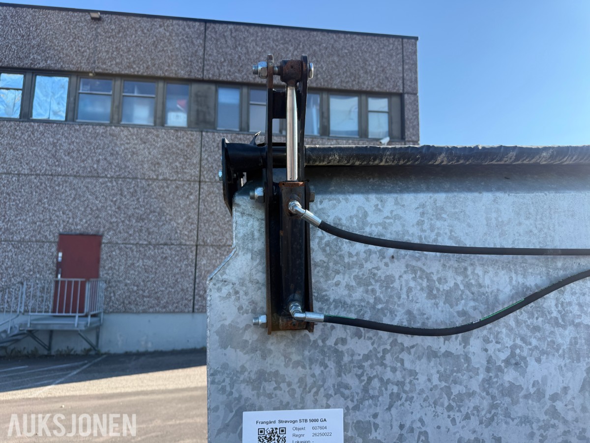 2024 Fransgård STB-5000GA Strøvogn – Hydraulisk presenning – 5.000 liter
