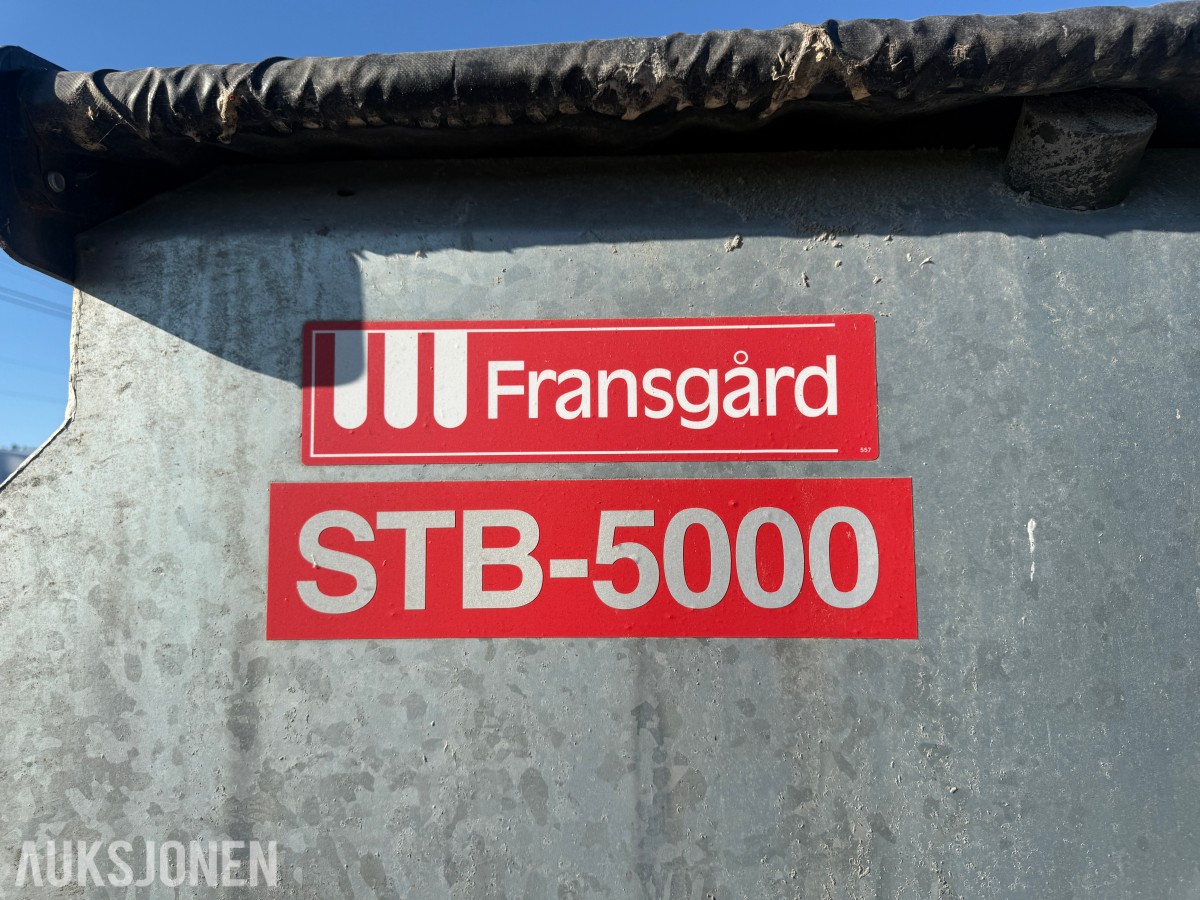 2024 Fransgård STB-5000GA Strøvogn – Hydraulisk presenning – 5.000 liter