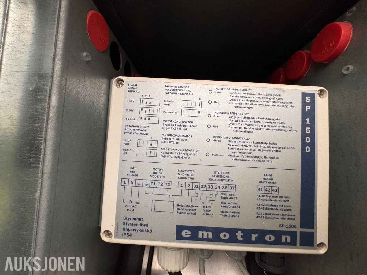 Fläkt og ABB ventilasjonsaggregat med varmegjenvinning