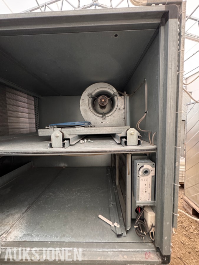 Fläkt og ABB ventilasjonsaggregat med varmegjenvinning
