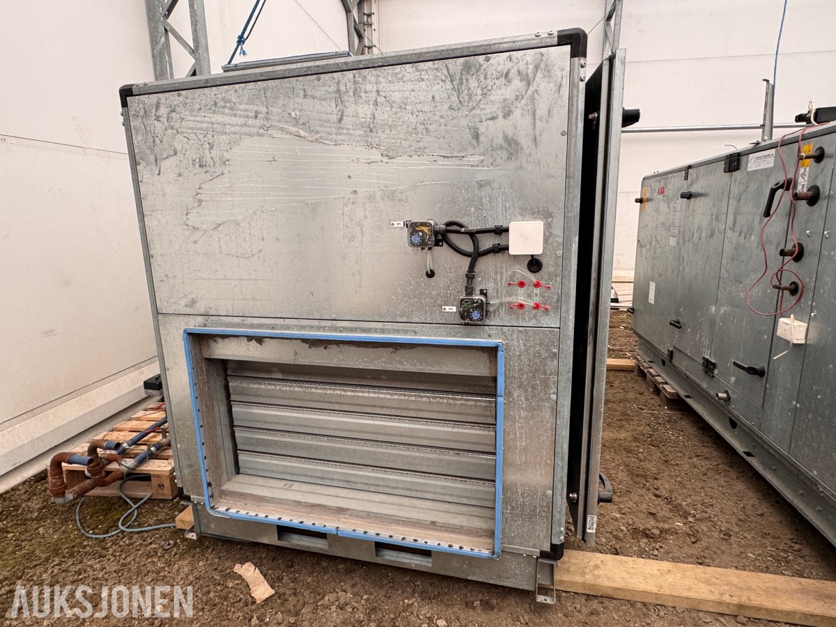 Fläkt og ABB ventilasjonsaggregat med varmegjenvinning