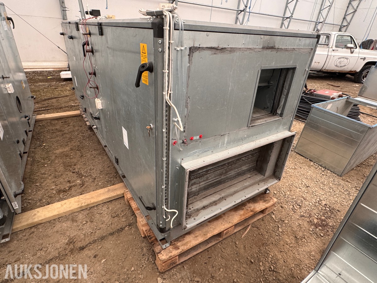 Fläkt og ABB ventilasjonsaggregat med varmegjenvinning