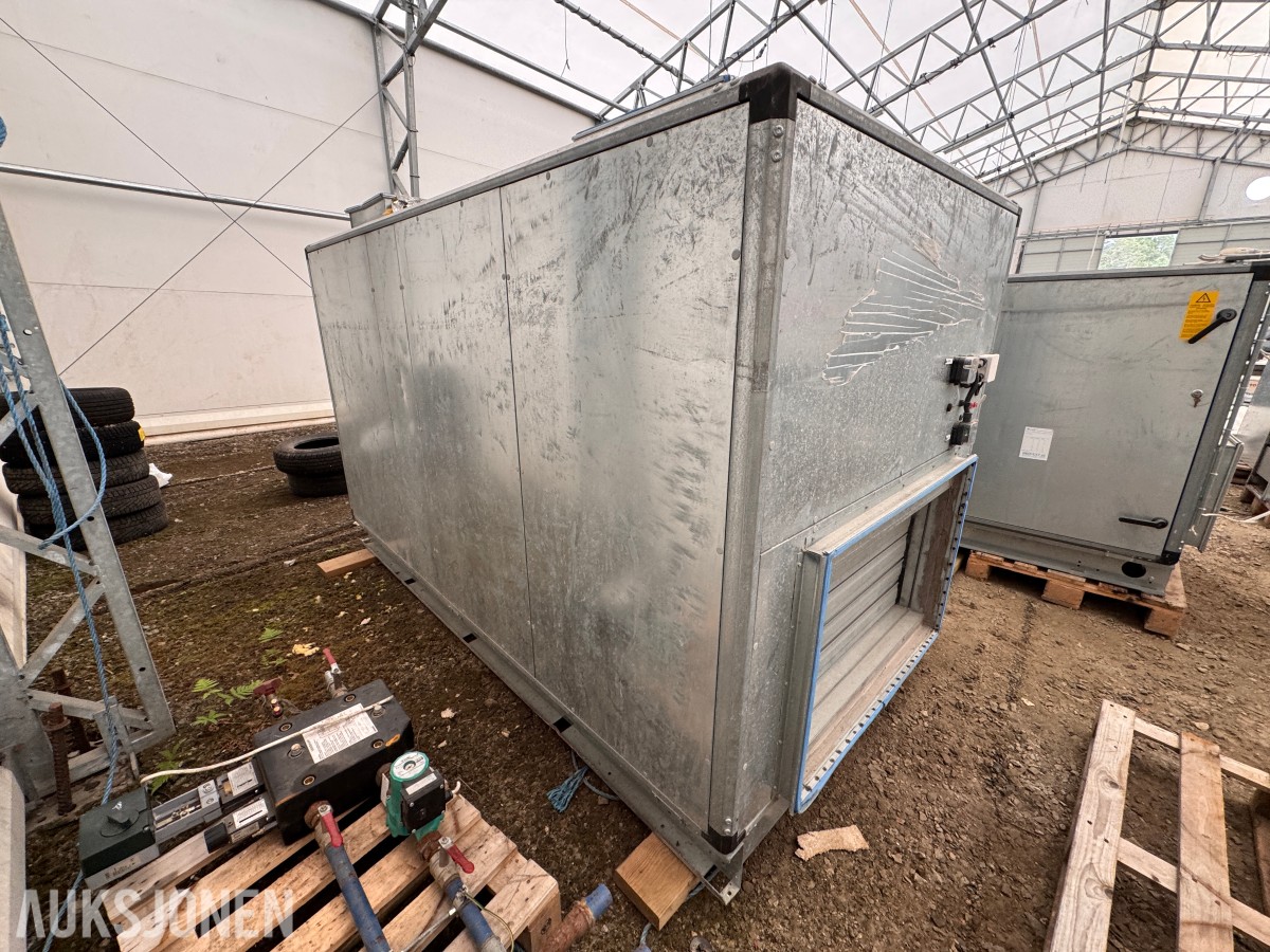 Fläkt og ABB ventilasjonsaggregat med varmegjenvinning