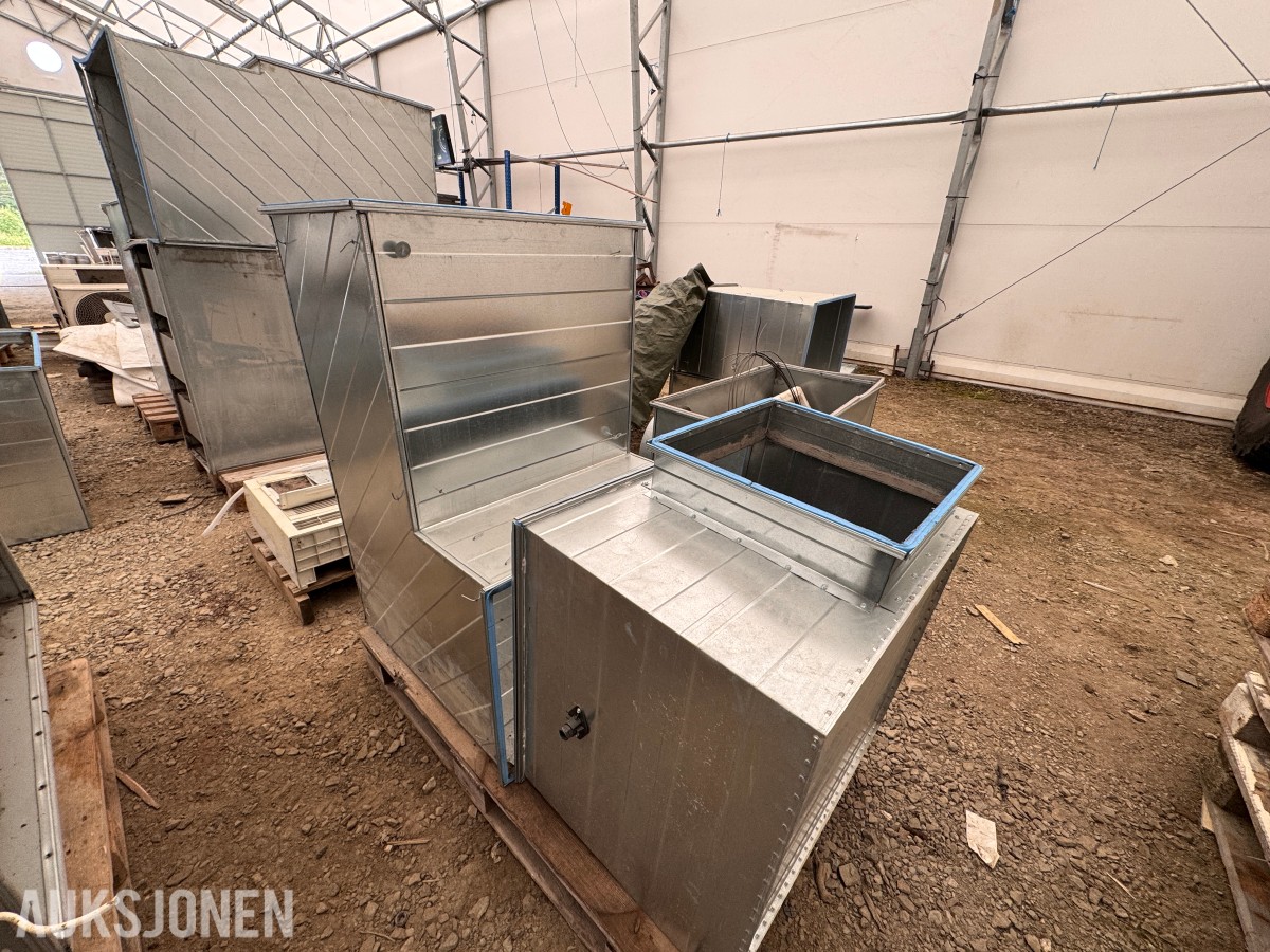 Fläkt og ABB ventilasjonsaggregat med varmegjenvinning