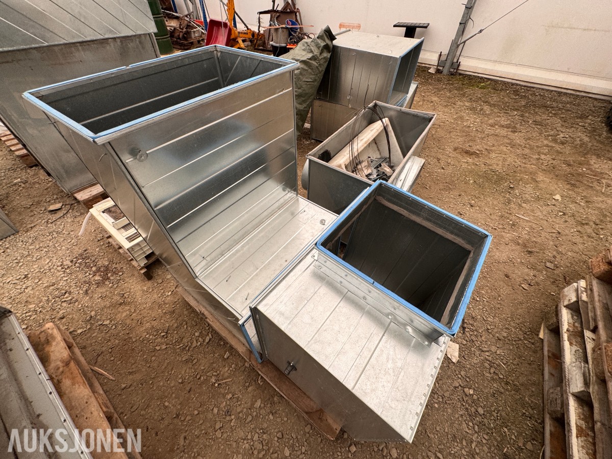 Fläkt og ABB ventilasjonsaggregat med varmegjenvinning