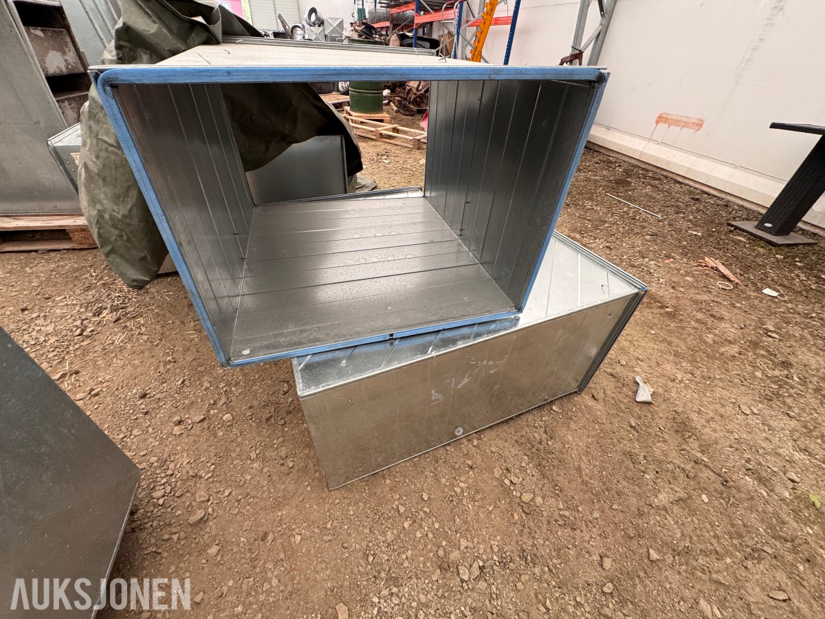 Fläkt og ABB ventilasjonsaggregat med varmegjenvinning