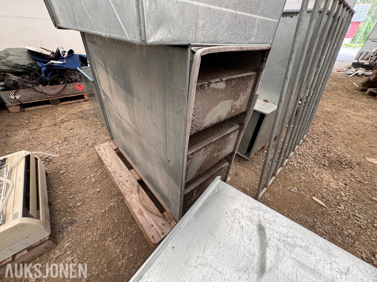 Fläkt og ABB ventilasjonsaggregat med varmegjenvinning