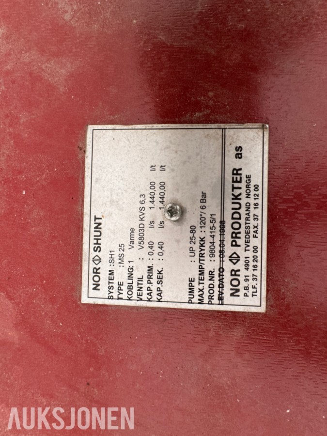 Fläkt og ABB ventilasjonsaggregat med varmegjenvinning