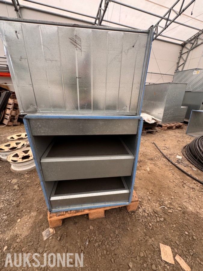 Fläkt og ABB ventilasjonsaggregat med varmegjenvinning