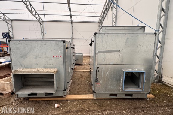 Fläkt og ABB ventilasjonsaggregat med varmegjenvinning