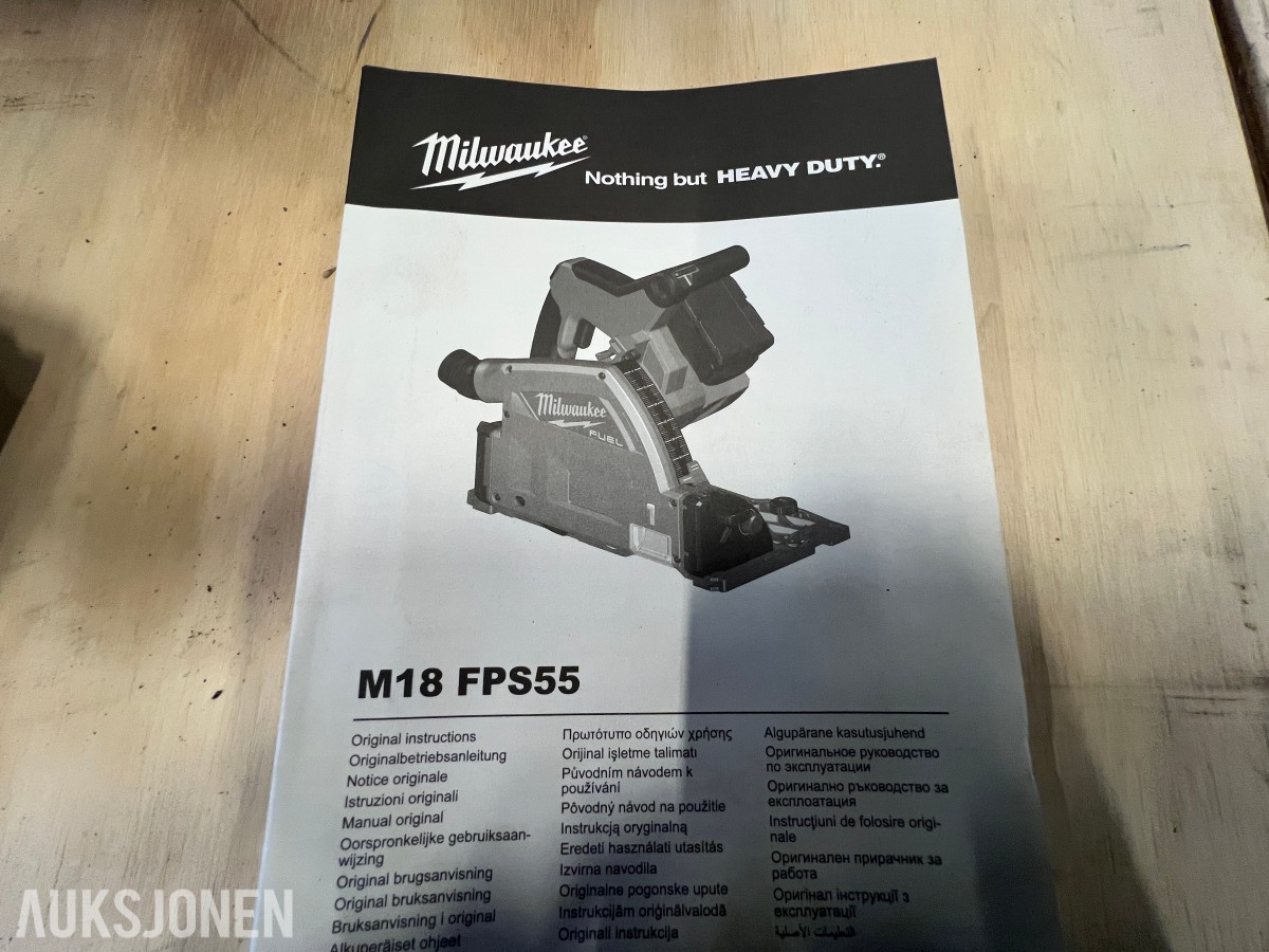 2023 Milwaukee M18 FUEL M18 FPS55 dykksag 18V med koffert