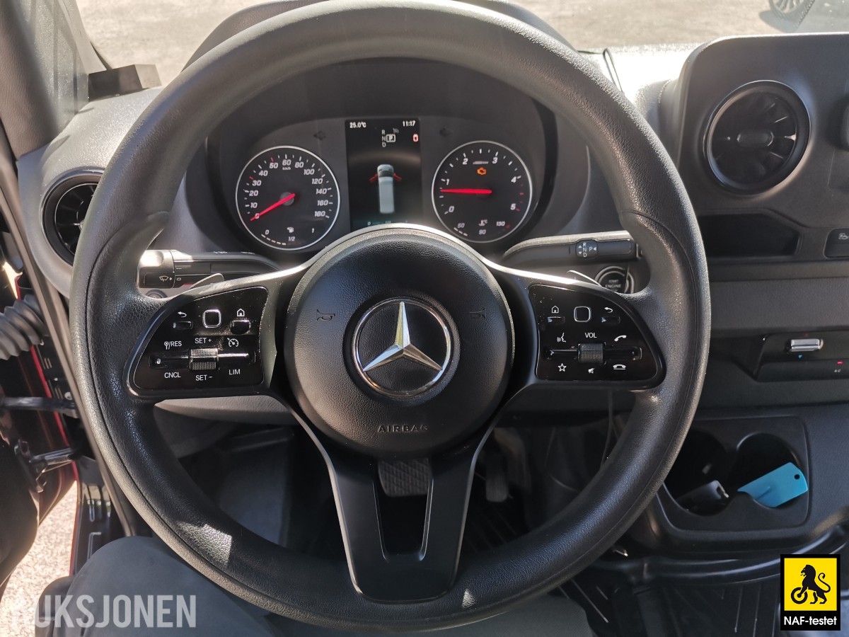 2021 Mercedes-Benz Sprinter 190 HK SKAP KJØLEBIL AUTOMAT CRUISE VARMER