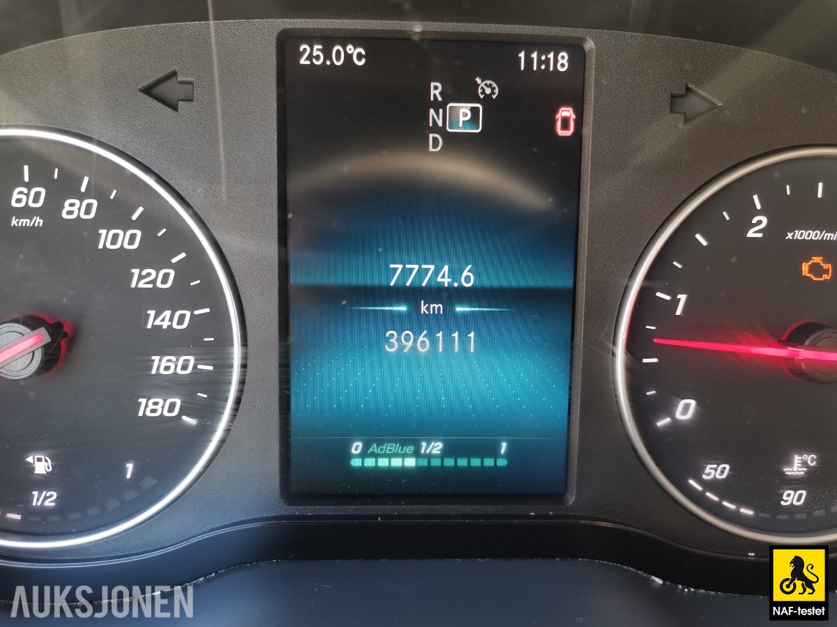 2021 Mercedes-Benz Sprinter 190 HK SKAP KJØLEBIL AUTOMAT CRUISE VARMER
