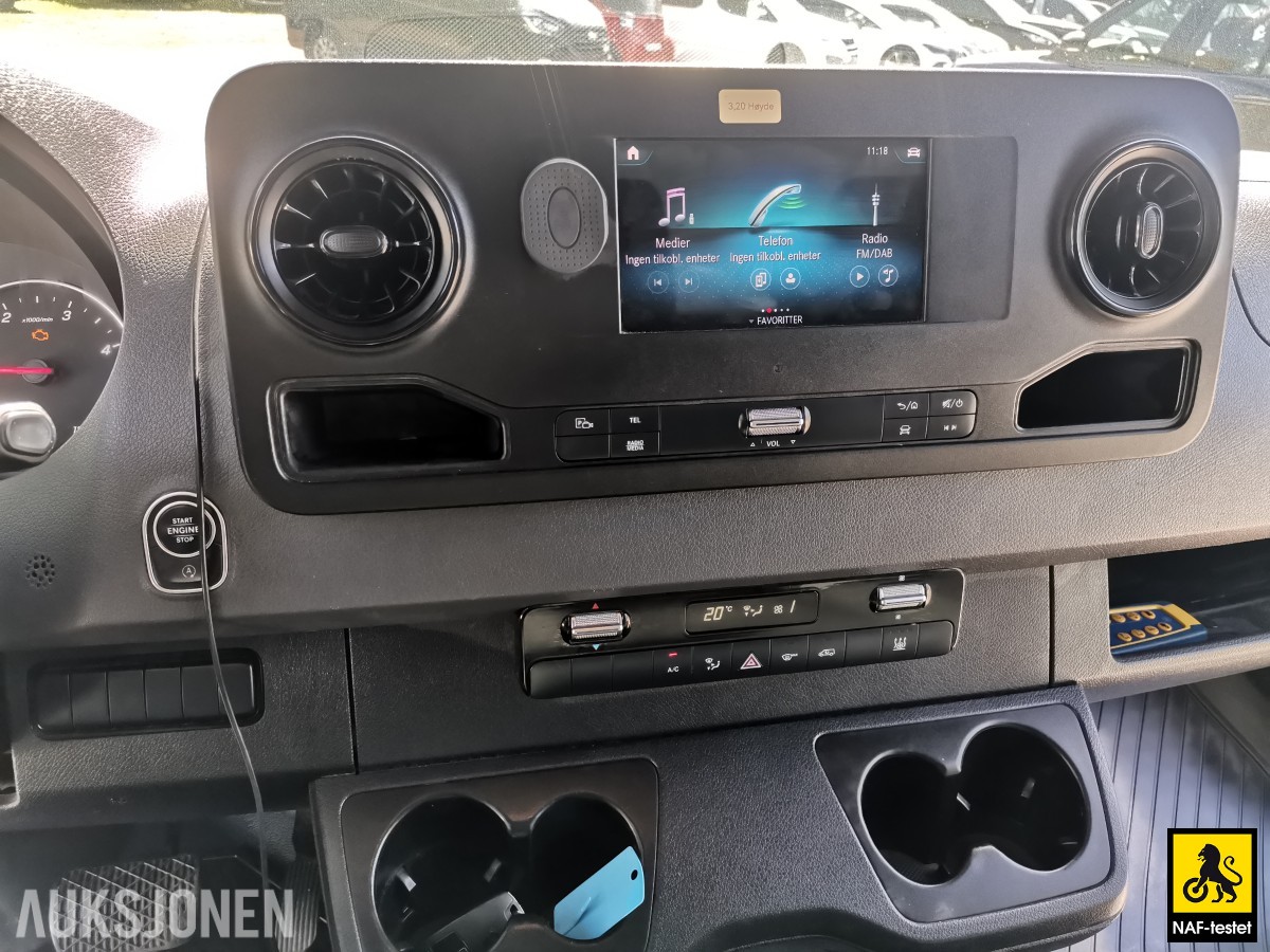 2021 Mercedes-Benz Sprinter 190 HK SKAP KJØLEBIL AUTOMAT CRUISE VARMER