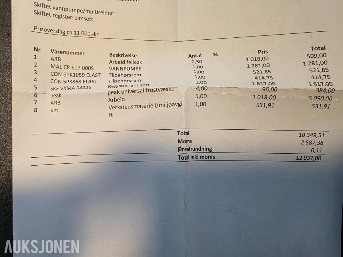 2013 Ford Focus 125HK Automatgir 5 dørs , 162000km