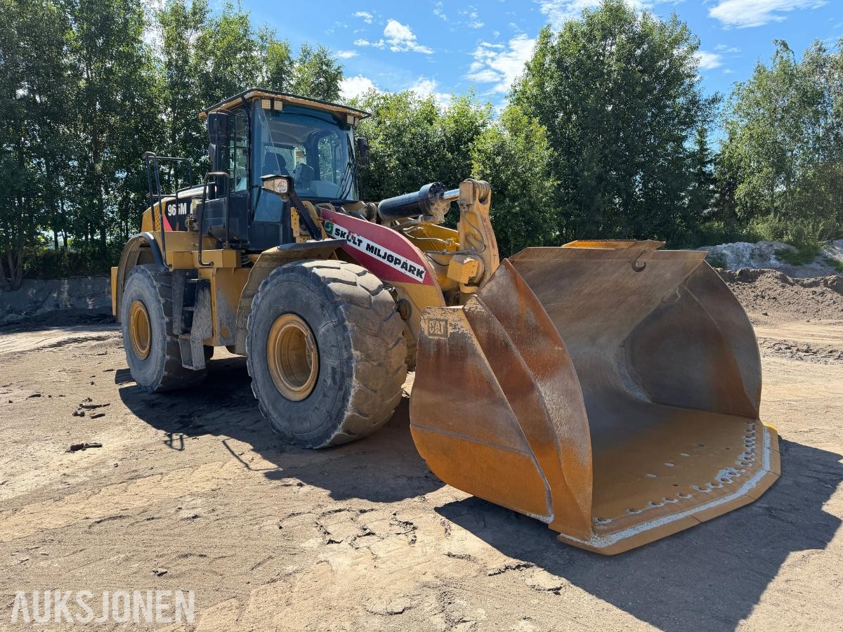 2015 Cat 966M HJULLASTER, VEKT, SENTRALSMØRING,SERVICEHISTORIKK