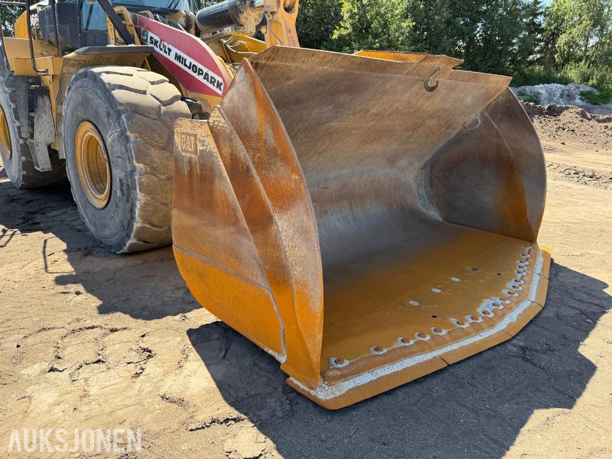 2015 Cat 966M HJULLASTER, VEKT, SENTRALSMØRING,SERVICEHISTORIKK
