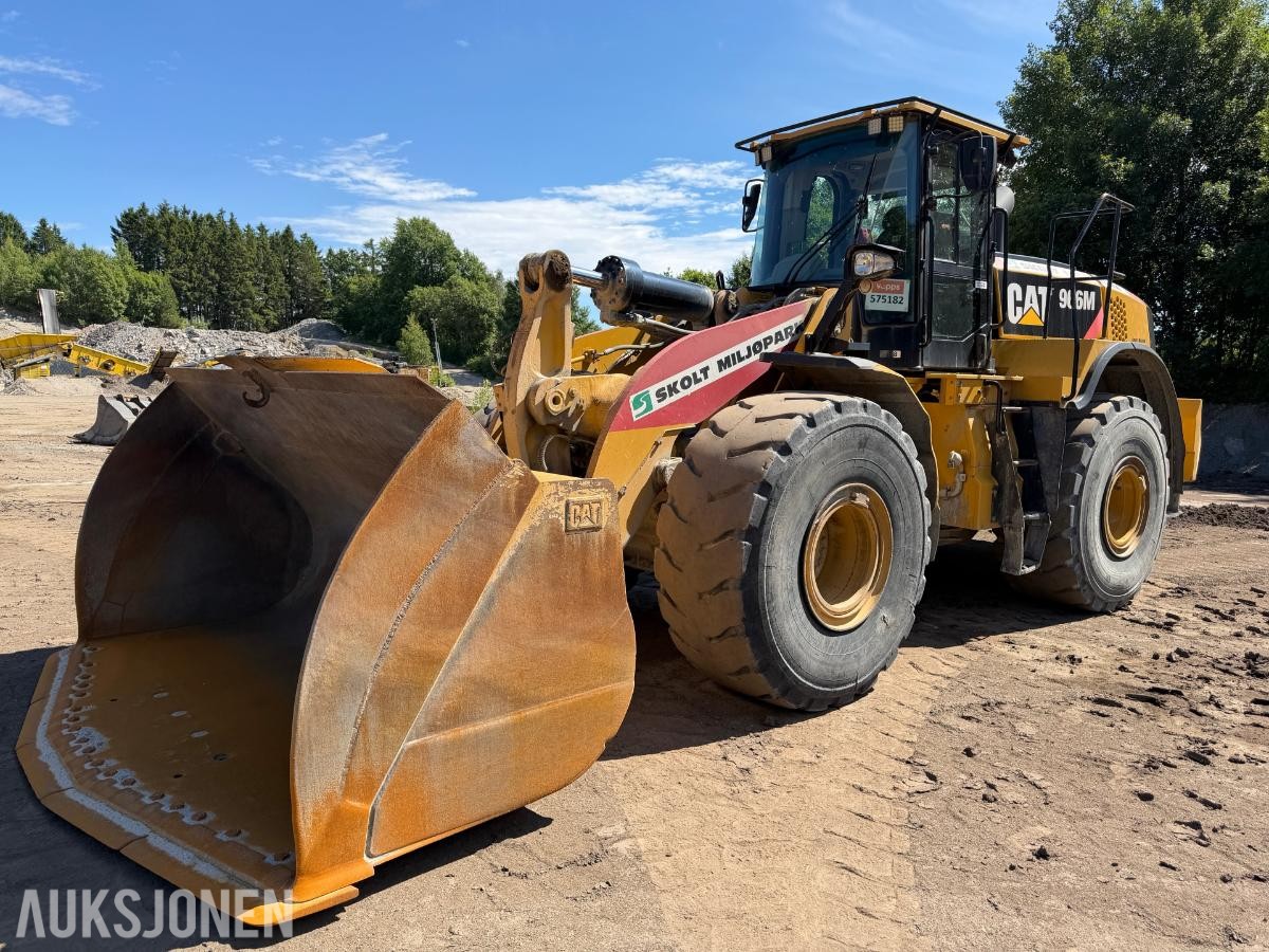 2015 Cat 966M HJULLASTER, VEKT, SENTRALSMØRING,SERVICEHISTORIKK