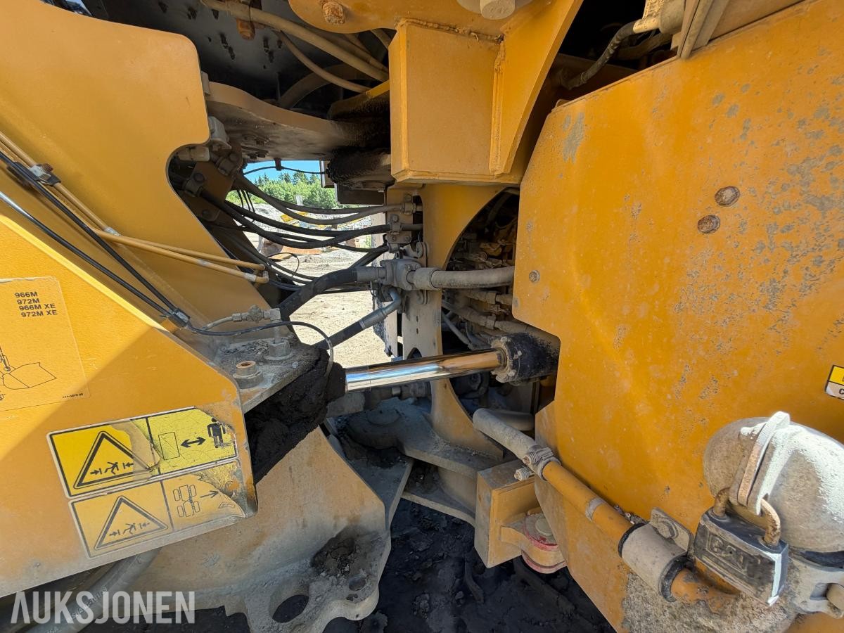 2015 Cat 966M HJULLASTER, VEKT, SENTRALSMØRING,SERVICEHISTORIKK