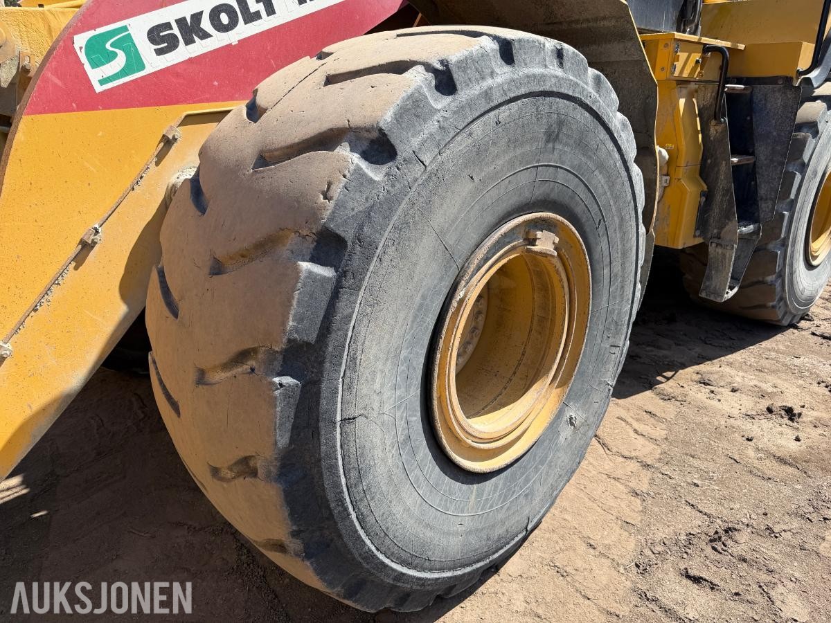 2015 Cat 966M HJULLASTER, VEKT, SENTRALSMØRING,SERVICEHISTORIKK