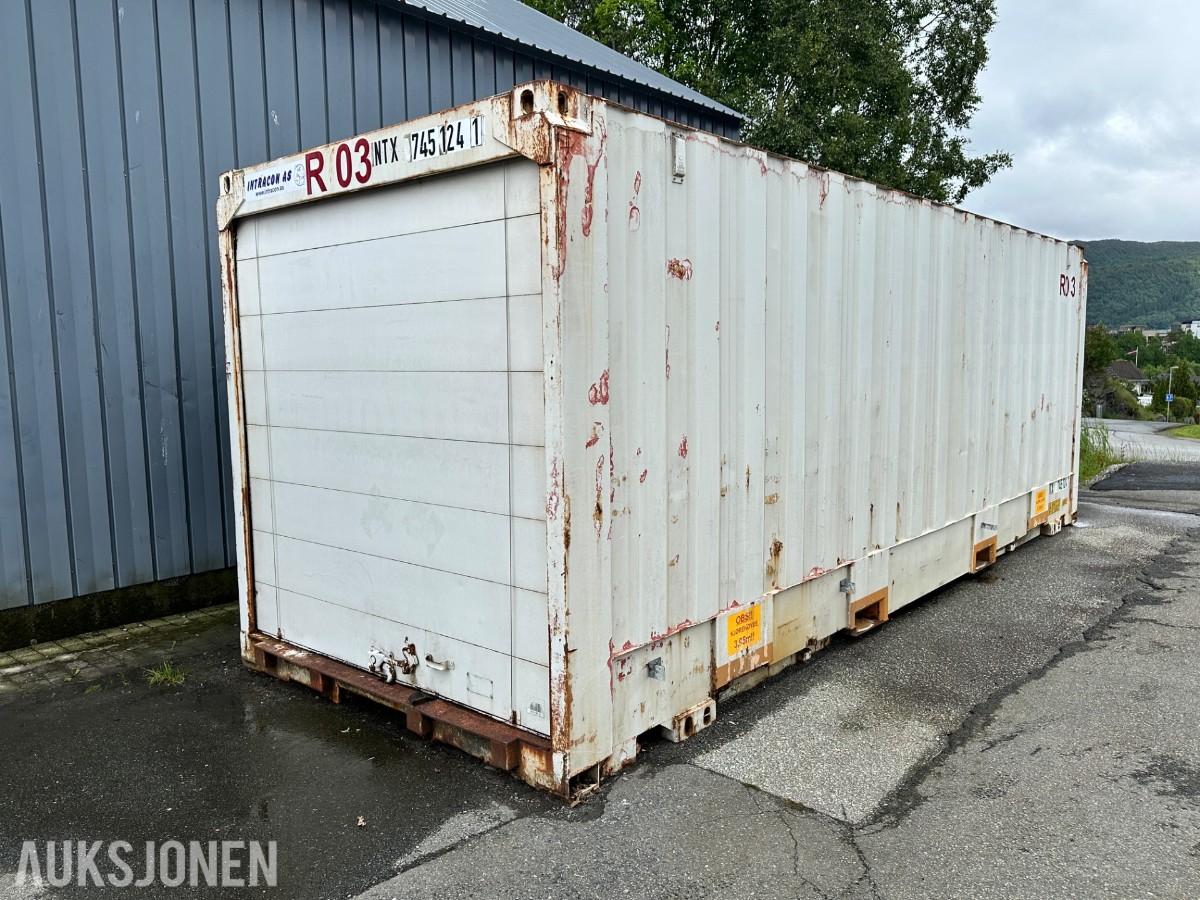 1999 25 fots stålcontainer med rulleport
