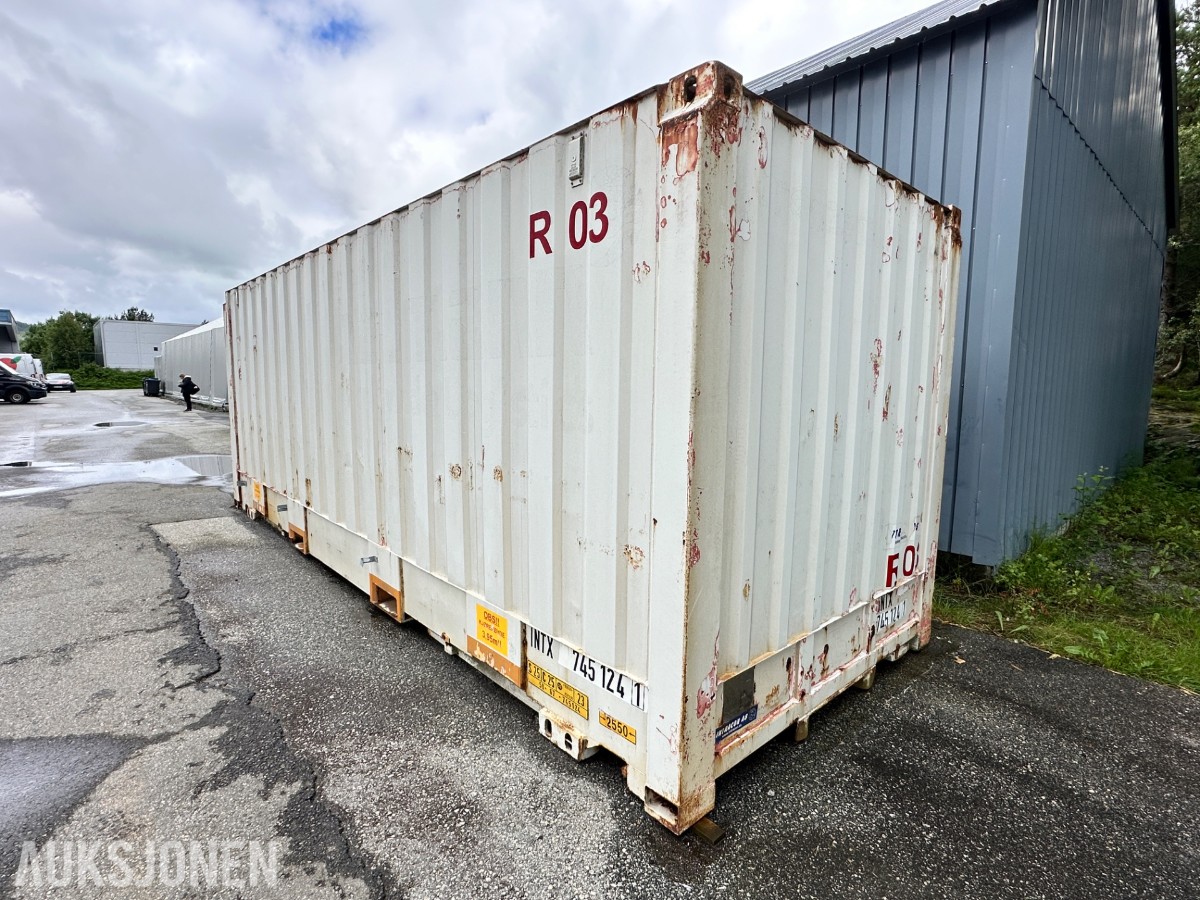 1999 25 fots stålcontainer med rulleport