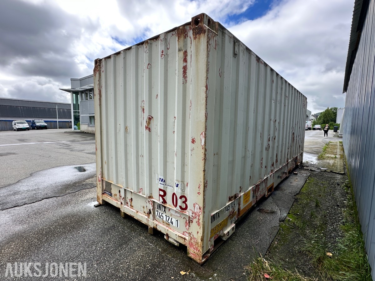 1999 25 fots stålcontainer med rulleport