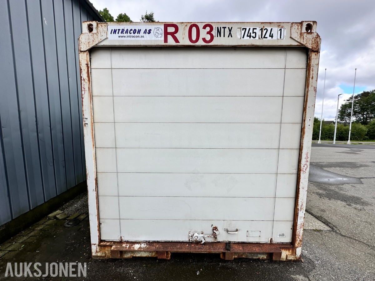 1999 25 fots stålcontainer med rulleport