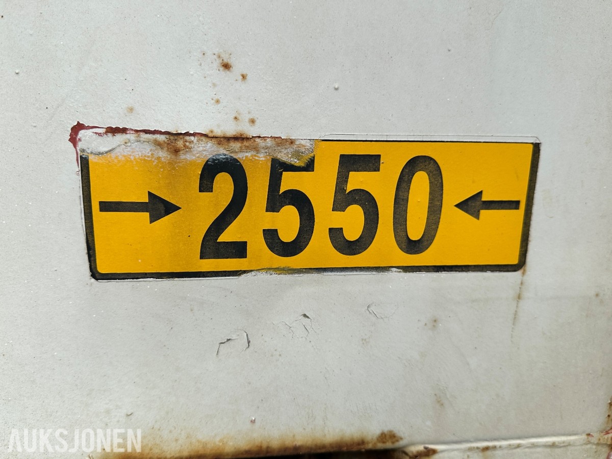 1999 25 fots stålcontainer med rulleport