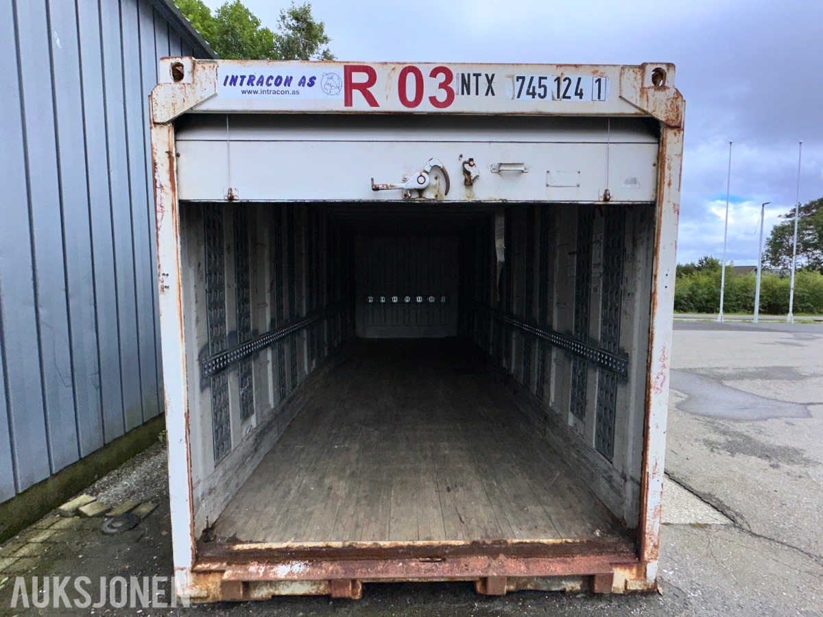 1999 25 fots stålcontainer med rulleport