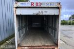 1999 25 fots stålcontainer med rulleport