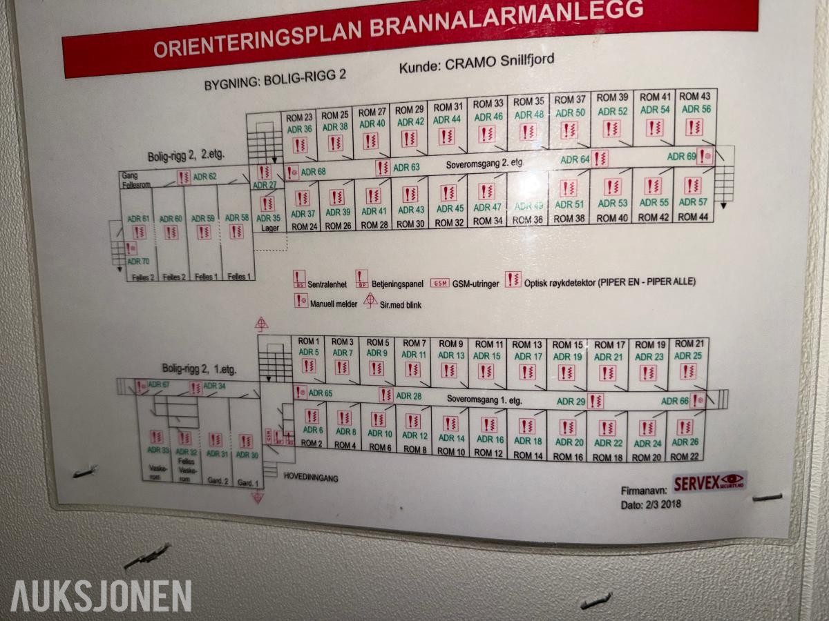 2008 44-mannsrigg – 31 moduler Hedalm ByggTech brakkerigg